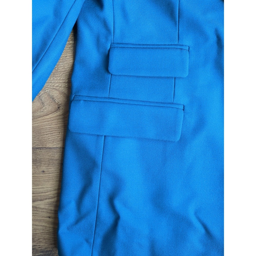 NWT $229 Banana Republic Women 12 Wool Double Pocket Blazer Sportcoat Petite - Picture 5 of 16